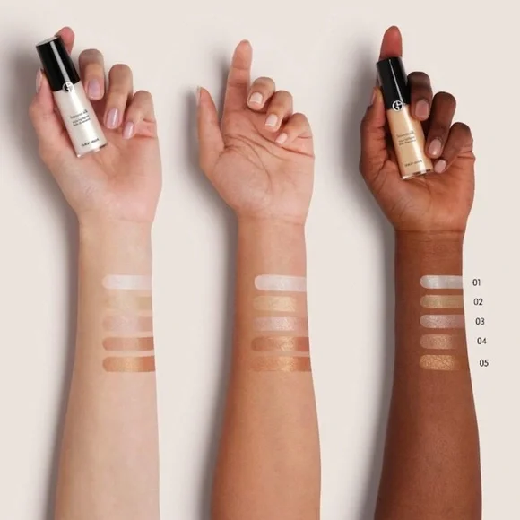 NIB Giorgio Armani Beauty Luminous Silk Acqua Highlighter in Shade #1 “Halo” - Picture 3 of 11